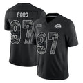 LA.Rams #97 Poona Ford Player Black Limited 2026 Salute to Service Home Game Cooneas Stitched Jerseys