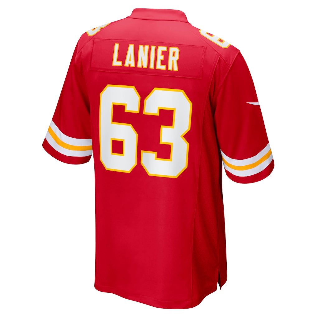 Cooneas KC.Chiefs #63 Willie Lanier Red Retired Player Jersey