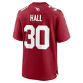 Cooneas A.Cardinals #30 Darren Hall Cardinal Team Game Jersey