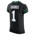Cooneas NY.Jets #1 Ahmad Sauce Gardner Black Vapor F.U.S.E. Elite Jersey