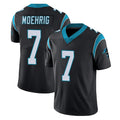 C.Panthers #7 Tre'von Moehrig Player Black Vapor Untouchable Limited Game Cooneas Stitched Jerseys