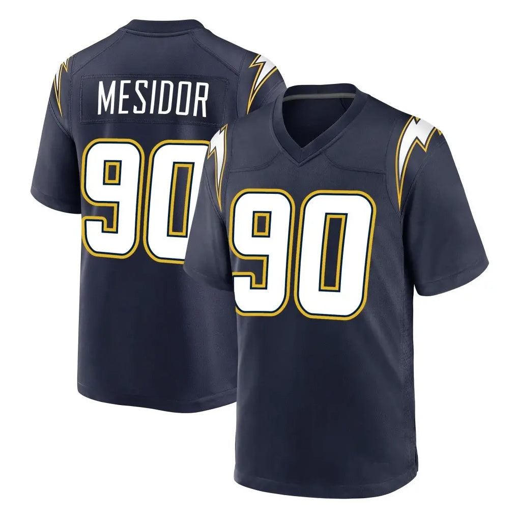 LA.Chargers #90 Akheem Mesidor Player Navy Alternate Home Game Stitched Jerseys