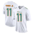 M.Dolphins #11 Dante Trader Jr. Player White Fashion Home Game Cooneas Stitched Jerseys