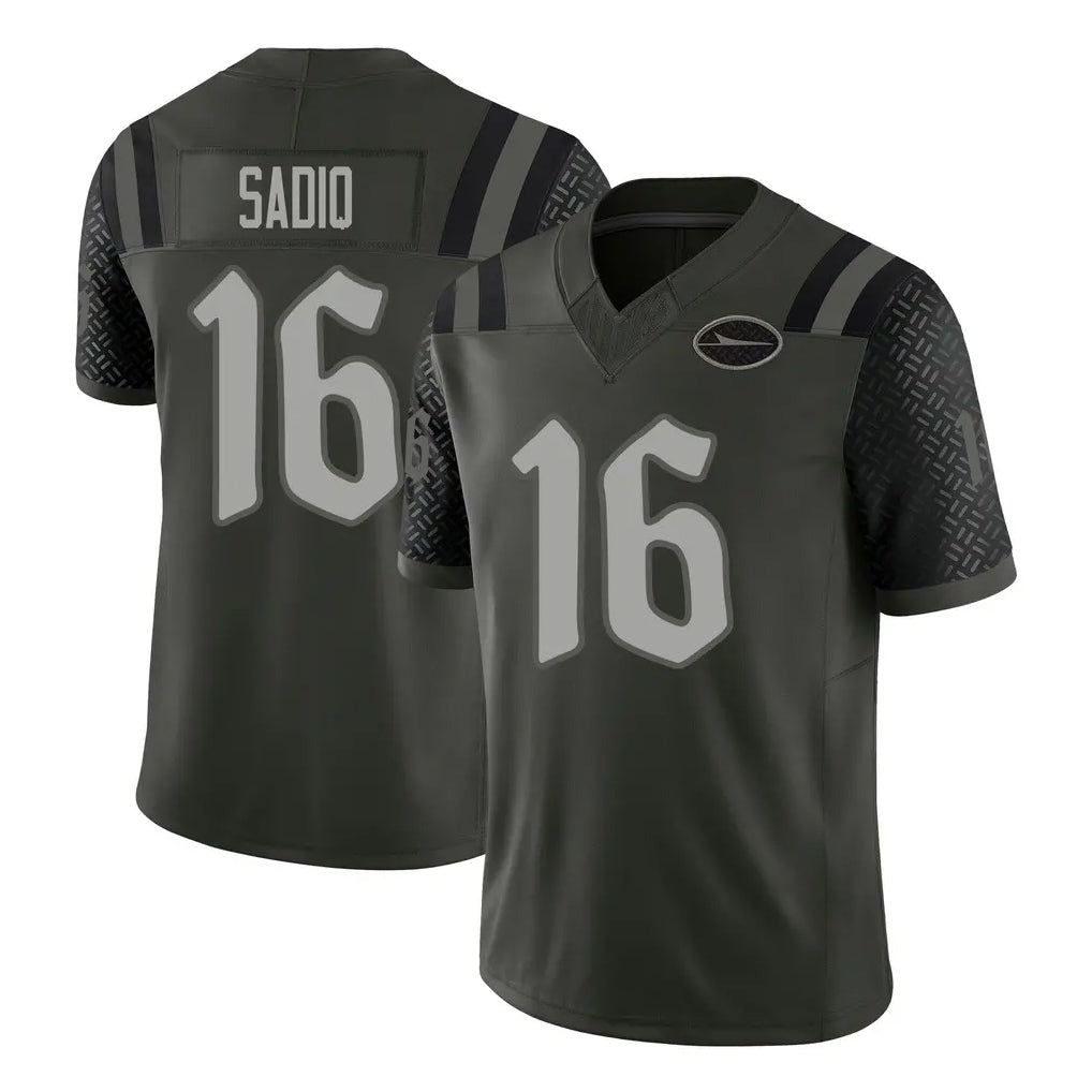 NY.Jets #16 Kenyon Sadiq Player Green Limited 2025 Rivalries Collection Home Game Cooneas Stitched Jerseys