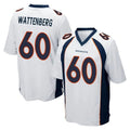 D.Broncos #60 Luke Wattenberg Player White Game Cooneas Stitched Jerseys