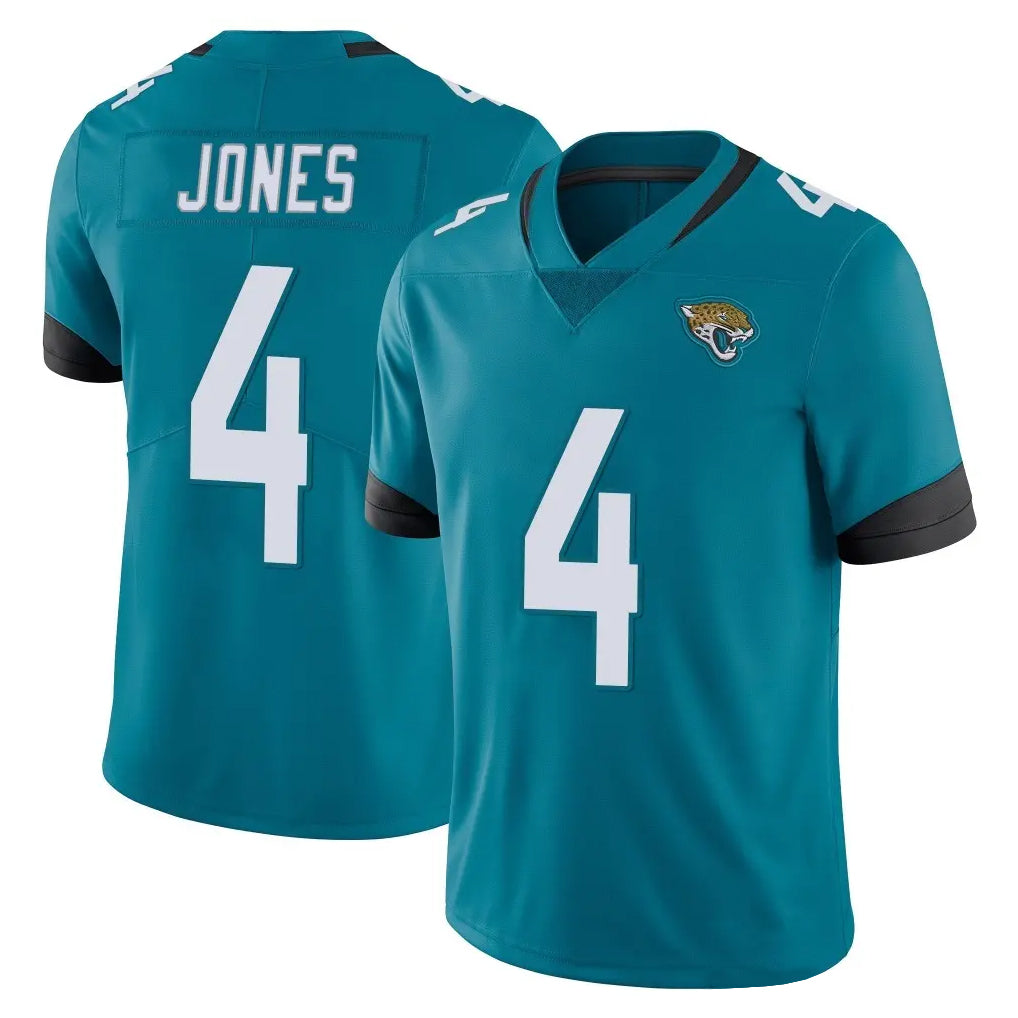 J.Jaguars #4 Jarrian Jones Player Teal Vapor Untouchable Limited Home Game Cooneas Stitched Jerseys