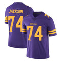 MN.Vikings #74 Donovan Jackson Player Purple Limited Color Rush Home Game Cooneas Stitched Jerseys