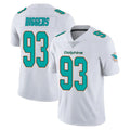 M.Dolphins #93 Zeek Biggers Player White Limited Vapor Untouchable Home Game Cooneas Stitched Jerseys