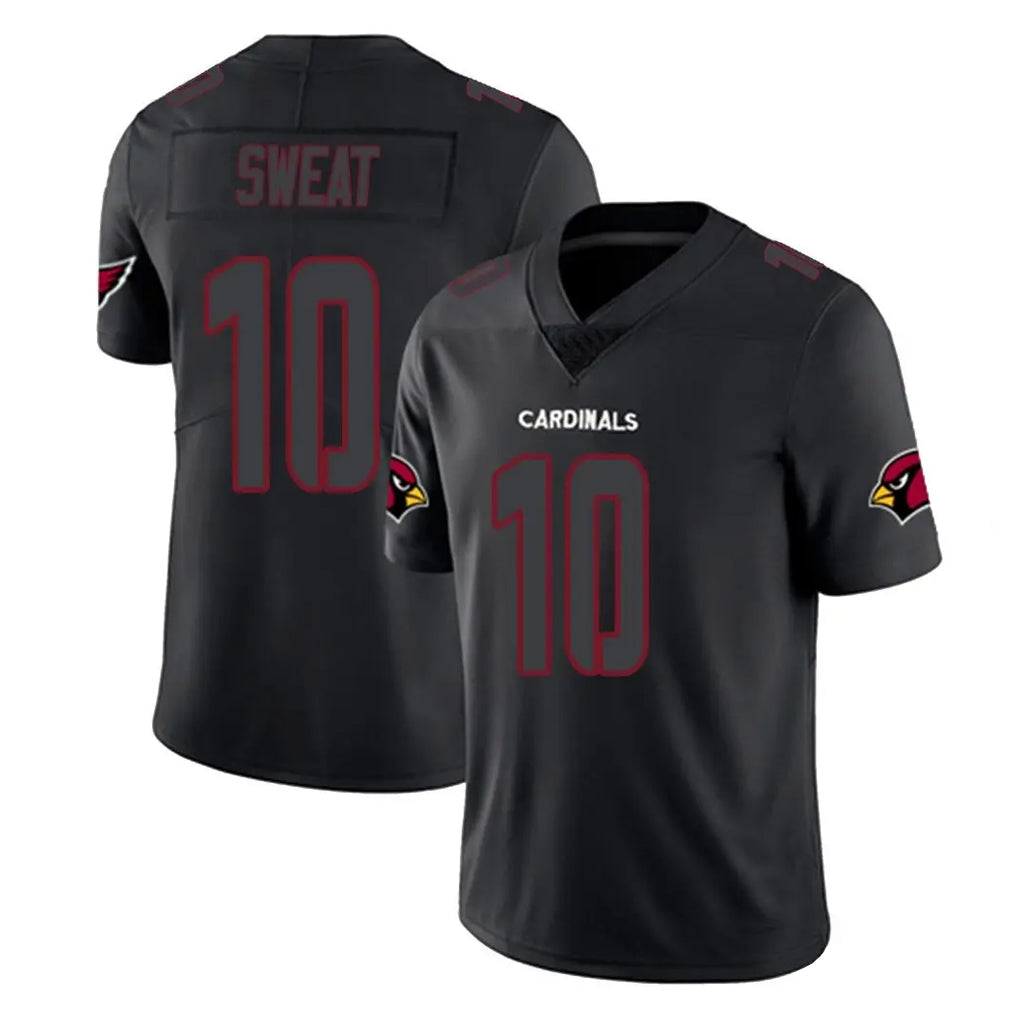 A.Cardinals #10 Josh Sweat Player Black Impact Limited Home Game Cooneas Stitched Jerseys