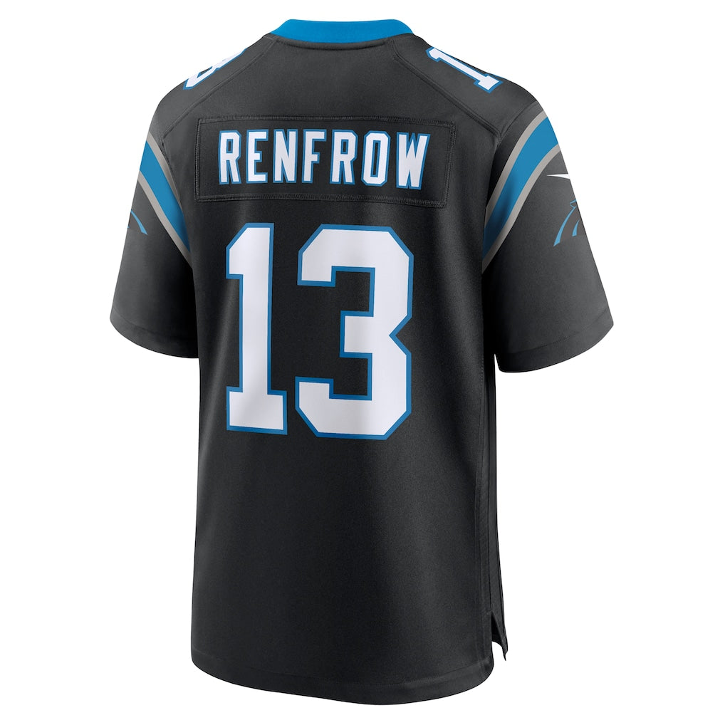 Cooneas C.Panthers #13 Hunter Renfrow Black Team Game Jersey