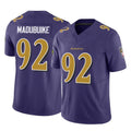 B.Ravens #92 Nnamdi Madubuike Player Purple Vapor F.U.S.E. Limited Cooneas Stitched Jerseys