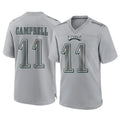 P.Eagles #11 Jihaad Campbell Player Gray Atmosphere Fashion Home Game Cooneas Stitched Jerseys