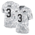 D.Lions #3 Jack Fox Player Arctic Camo Salute To Service Limited Cooneas Stitched Jerseys