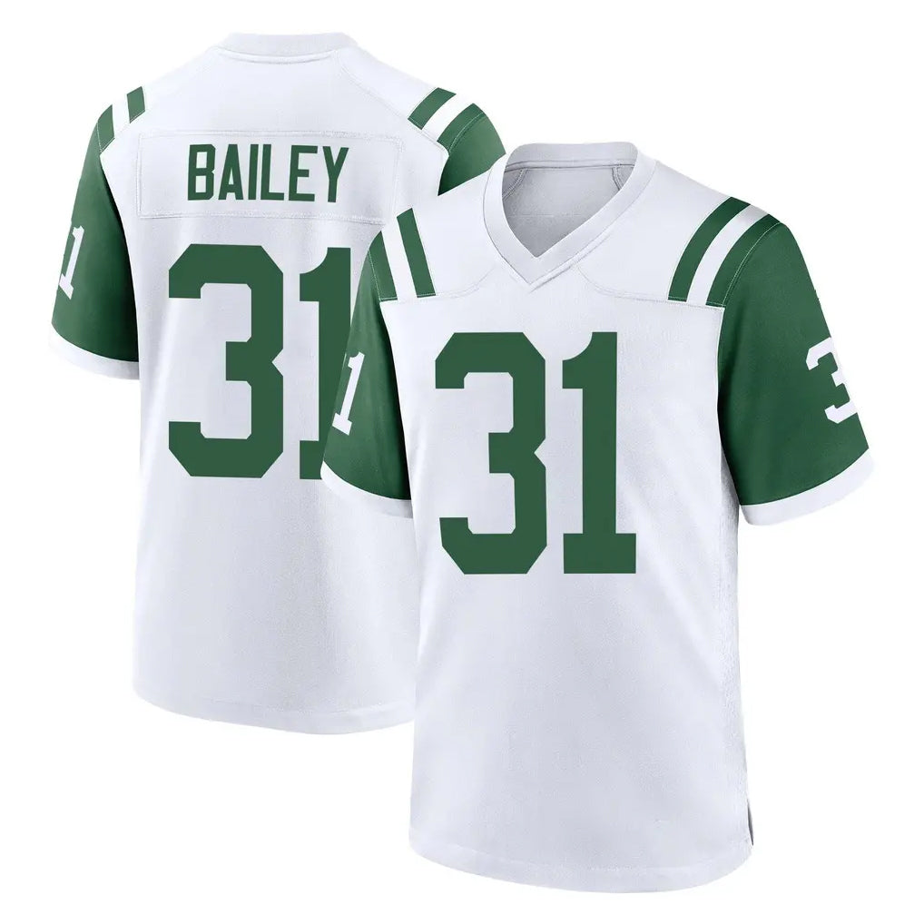 NY.Jets #31 David Bailey Player White Classic Home Game Cooneas Stitched Jerseys
