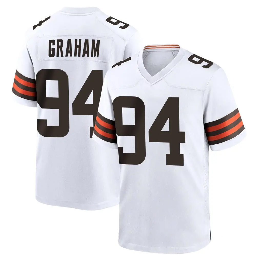 C.Browns #94 Mason Graham Player White Home Game Cooneas Stitched Jerseys