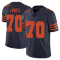C.Bears #70 Braxton Jones Player Navy Blue Alternate Vapor Untouchable Limited Cooneas Stitched Jerseys