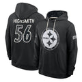 P.Steelers #56 Alex Highsmith Player 2026 Black Logo Pullover Hoodies Limited Game Cooneas Stitched Jerseys