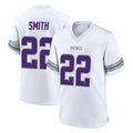 MN.Vikings #22 Harrison Smith Player White Alternate Home Game Cooneas Stitched Jerseys