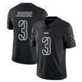 LV.Raiders #3 Taron Johnson Player Black Limited Black Impact Home Game Stitched Jerseys