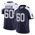 D.Cowboys #60 Tyler Guyton Player Navy-White Limited Alternate Vapor F.U.S.E. Home Game Cooneas Stitched Jerseys