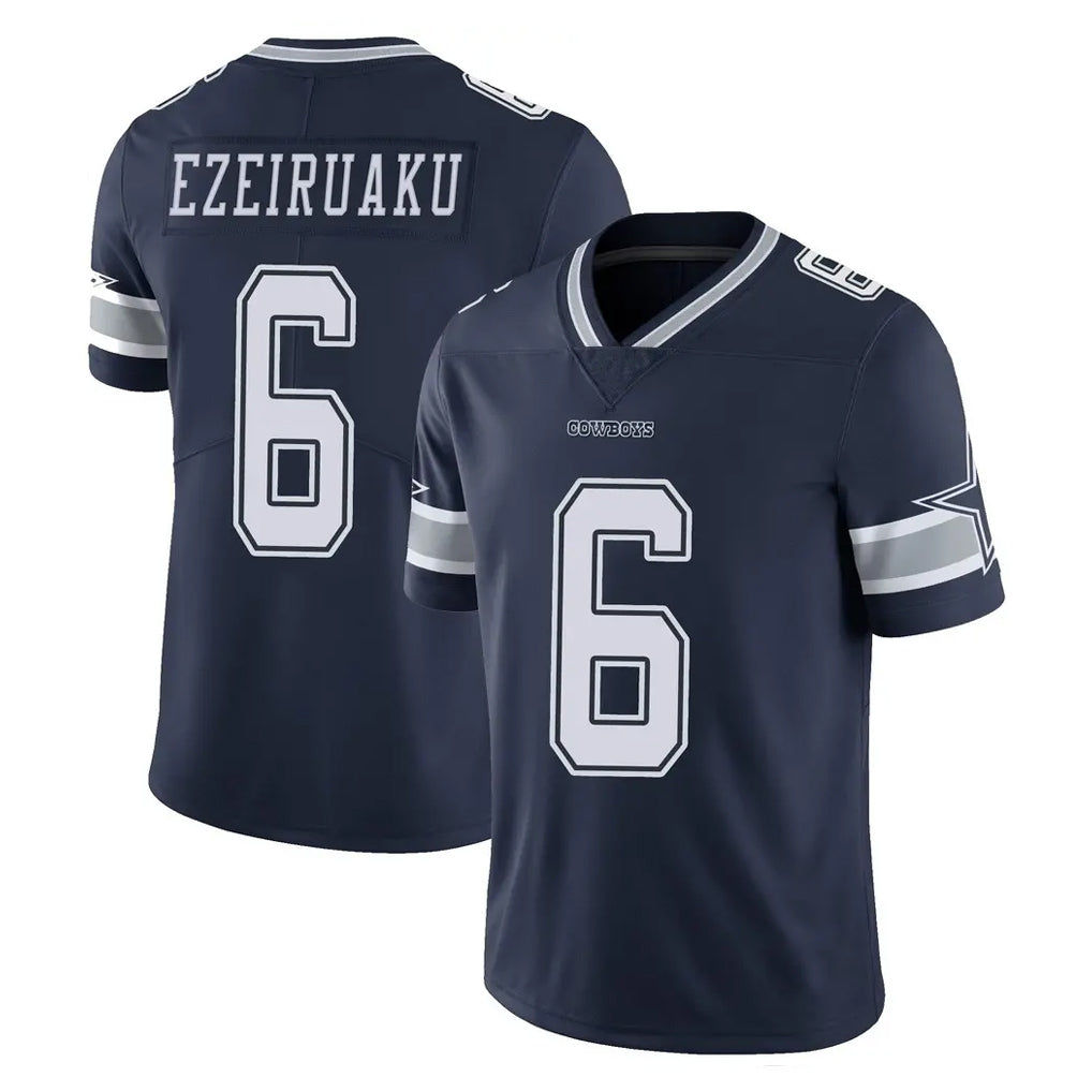 D.Cowboys #6 Donovan Ezeiruaku Player Navy Vapor Untouchable Limited Home Game Cooneas Stitched Jerseys