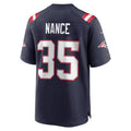 Cooneas NE.Patriots #35 Jim Nance Navy Retired Player Jersey