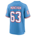 Cooneas T.Titans #63 Mike Munchak Light Blue Retired Player Alternate Game Jersey