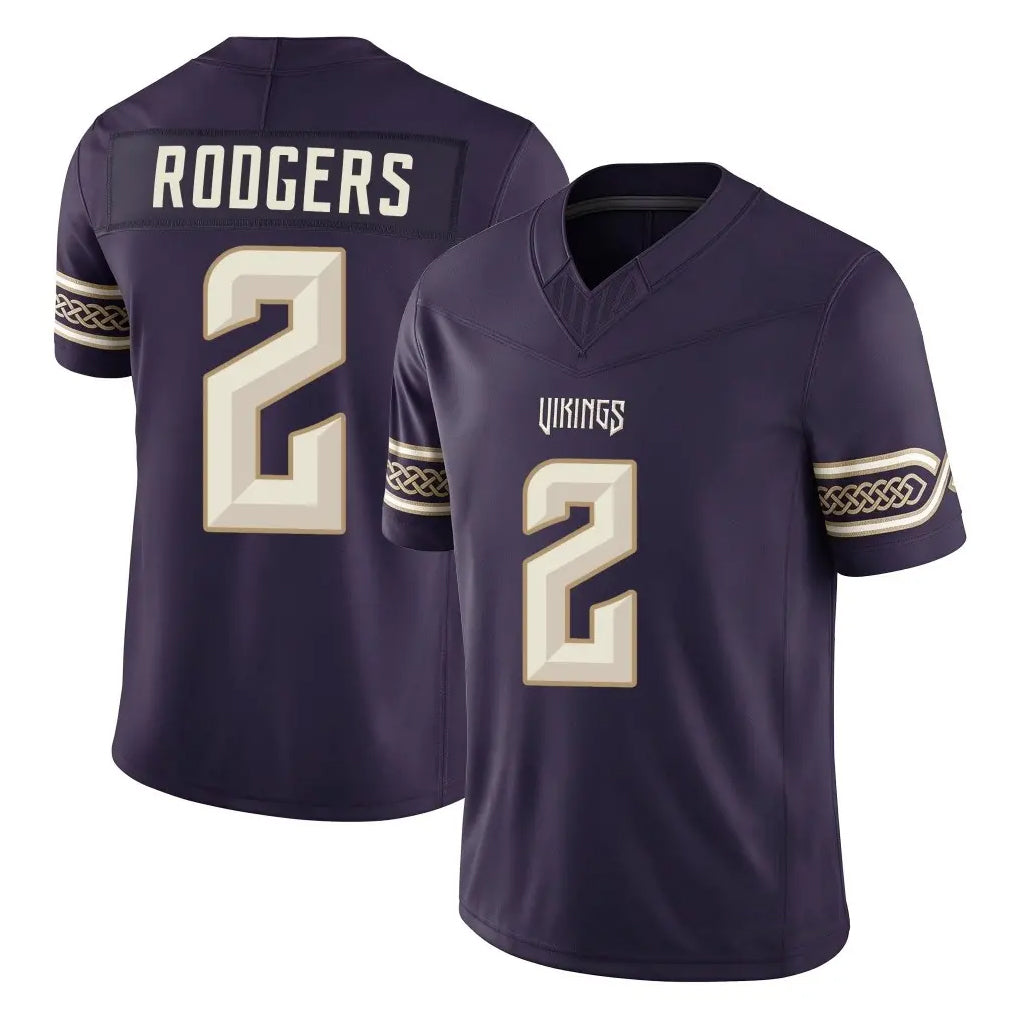 MN.Vikings #2 Isaiah Rodgers Player Purple Limited 2026 Rivalries Collection Home Game Cooneas Stitched Jerseys