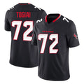 H.Texans #72 Tommy Togiai Player Navy Limited Alternate Vapor F.U.S.E. Home Game Cooneas Stitched Jerseys