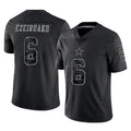 D.Cowboys #6 Donovan Ezeiruaku Player Black Limited Reflective Home Game Cooneas Stitched Jerseys
