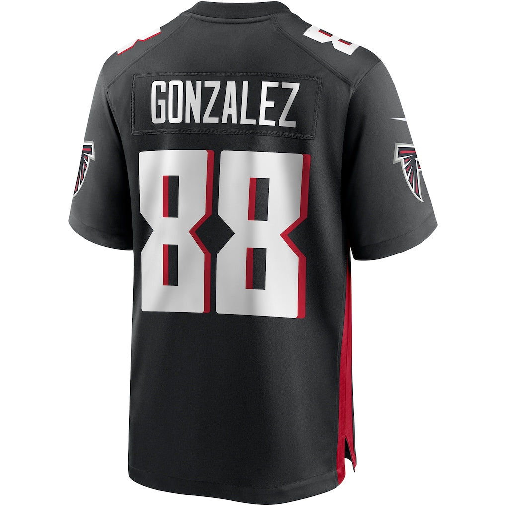 Cooneas A.Falcons #88 Tony Gonzalez Black Game Retired Player Jersey