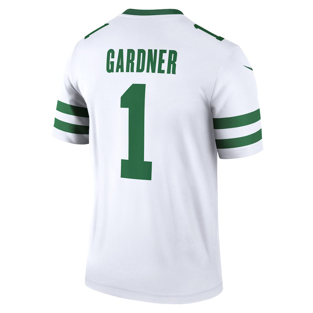 Cooneas NY.Jets #1 Ahmad Sauce Gardner White Legend Player Performance Top Jersey