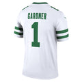 Cooneas NY.Jets #1 Ahmad Sauce Gardner White Legend Player Performance Top Jersey