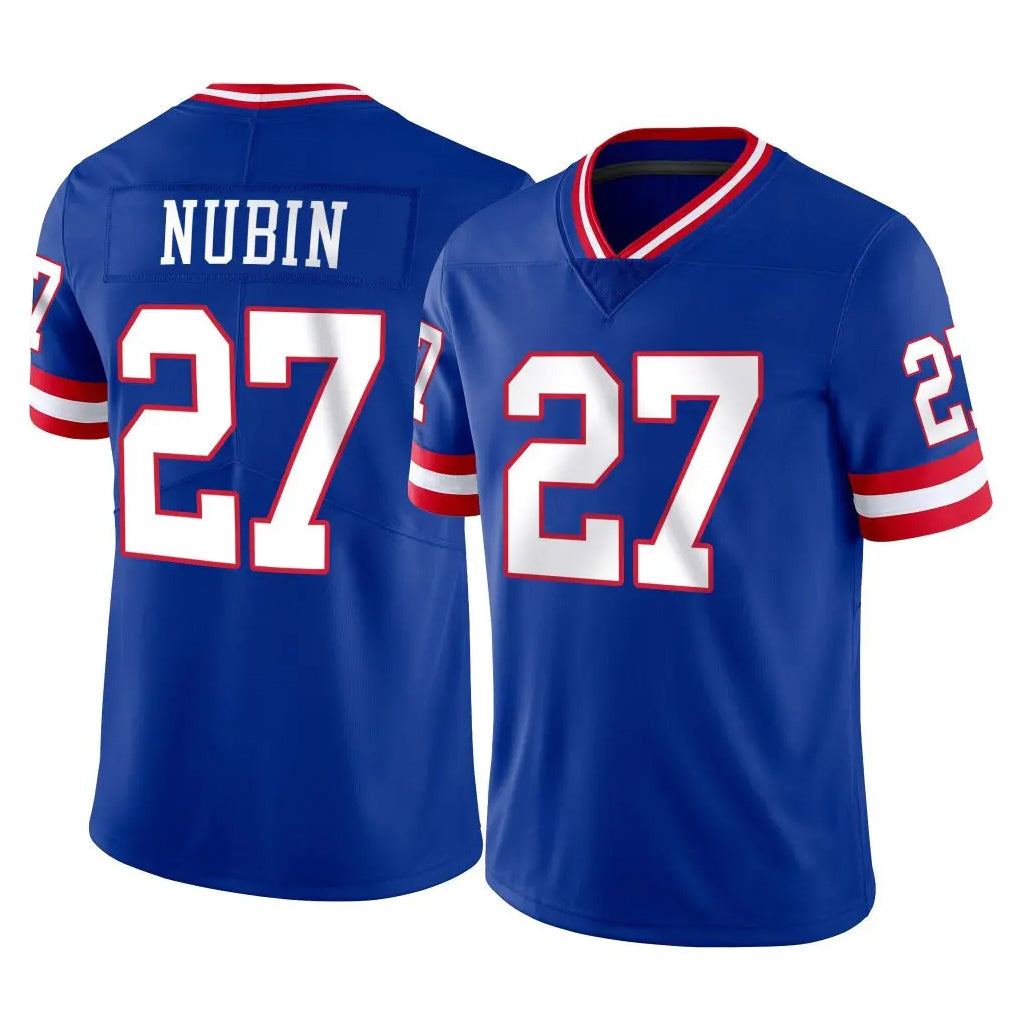 NY.Giants #27 Tyler Nubin Player Royal Classic Vapor Home Game Cooneas Stitched Jerseys