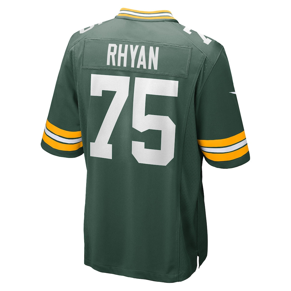 Cooneas GB.Packers #75 Sean Rhyan Green Game Player Jersey