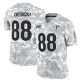 C.Bengals #88 Mike Gesicki Player Arctic Camo Salute to Service Limited Cooneas Stitched Jerseys