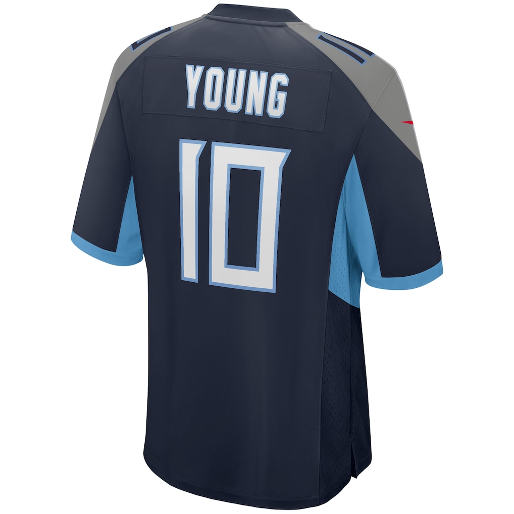 Cooneas T.Titans #10 Vince Young Navy Game Retired Player Jersey