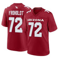 A.Cardinals #72 Hjalte Froholdt Player Cardinal Limited Home Game Cooneas Stitched Jerseys