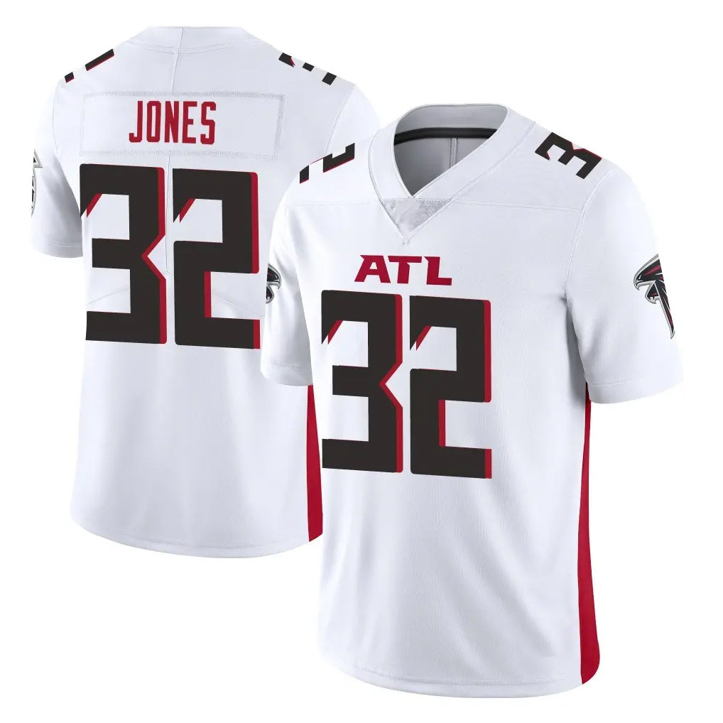 A.Falcons #32 Cash Jones Player White Vapor Untouchable Limited Home Game Cooneas Stitched Jerseys