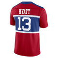 Cooneas NY.Giants #13 Jalin Hyatt Century Red Alternate Vapor F.U.S.E. Limited Jersey