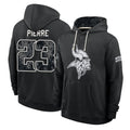 MN.Vikings #23 James Pierre Player 2026 Black Logo Pullover Hoodies Limited Game Cooneas Stitched Jerseys