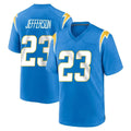 LA.Chargers #23 Tony Jefferson Player Blue Home Game Stitched Jerseys