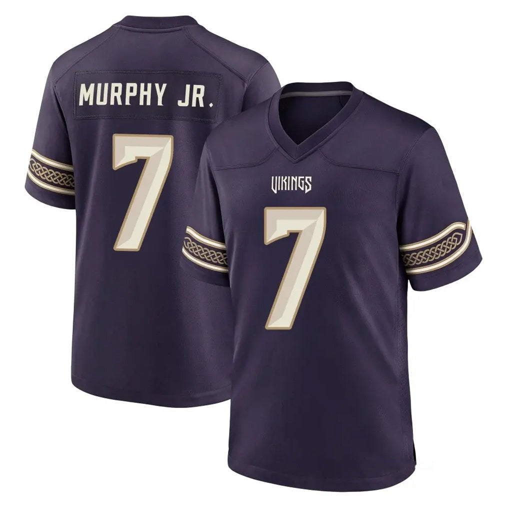 MN.Vikings #7 Byron Murphy Jr. Player Purple 2026 Rivalries Collection Home Game Cooneas Stitched Jerseys