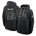 LA.Rams #12 Puka Nacua Player 2026 Black Logo Pullover Hoodies Limited Game Cooneas Stitched Jerseys