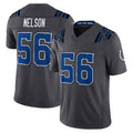 IN.Colts #56 Quenton Nelson Player Anthracite Limited 2026 Rivalries Collection Home Game Cooneas Stitched Jerseys