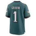 Cooneas P.Eagles #1 Groom Midnight Green Team Game Jersey