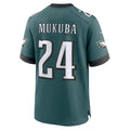Cooneas P.Eagles #24 Andrew Mukuba Midnight Green Team Game Jersey