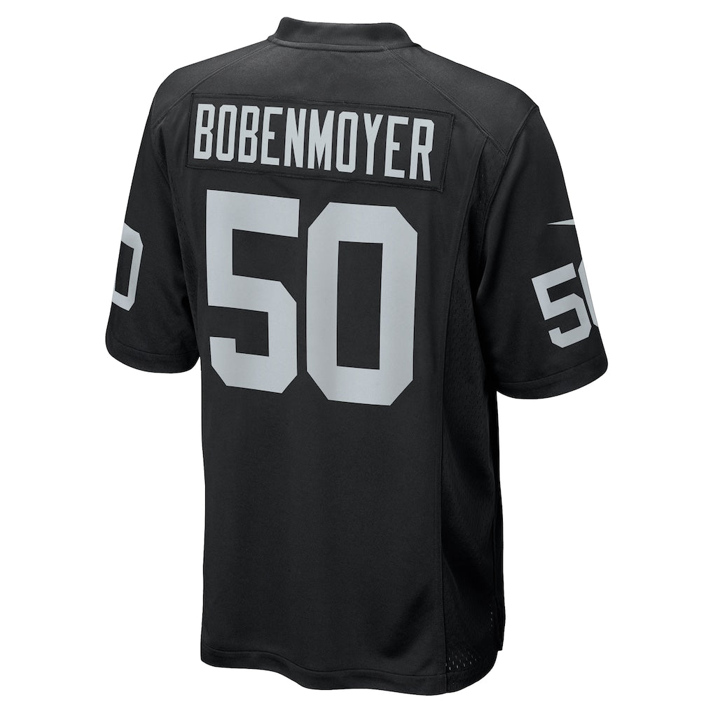 Cooneas LV.Raiders #50 Jacob Bobenmoyer Black Game Player Jersey