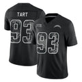 LA.Chargers #93 Teair Tart Player Black Limited 2026 Salute to Service Home Game Stitched Jerseys