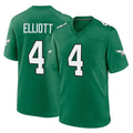 P.Eagles #4 Jake Elliott Player Green Kelly Alternate Home Game Cooneas Stitched Jerseys